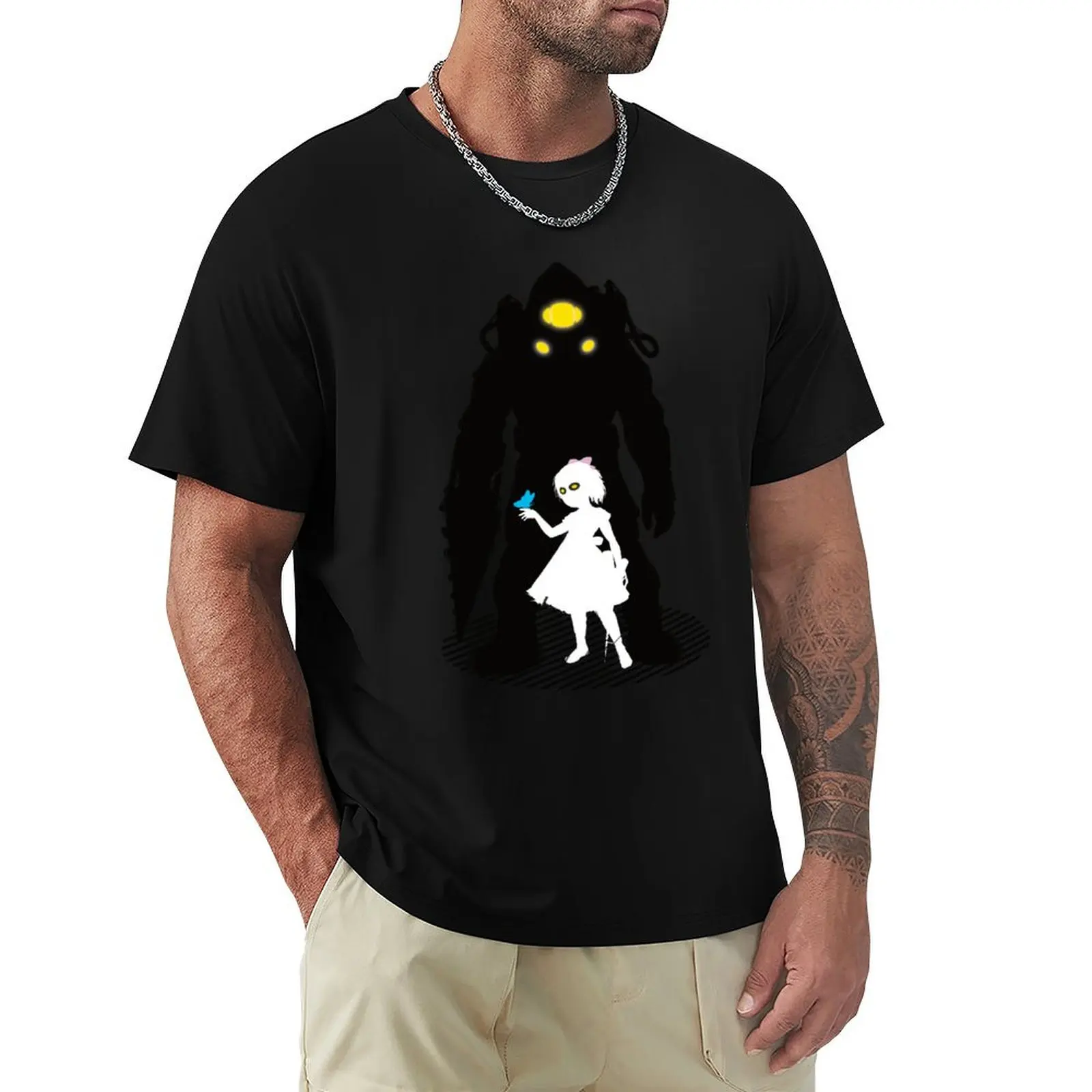 

Love Funny Man Video Bioshock Games Cute Gifts T-Shirt vintage t shirts anime t shirts gifts for boyfriend Men's t-shirts