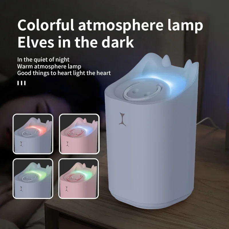 3300Ml Dual Jet Air Humidifier Large Capacity Atomizer Aroma Diffuser Cool Mist Maker Mute Air Humificador Purifier for Bedroom