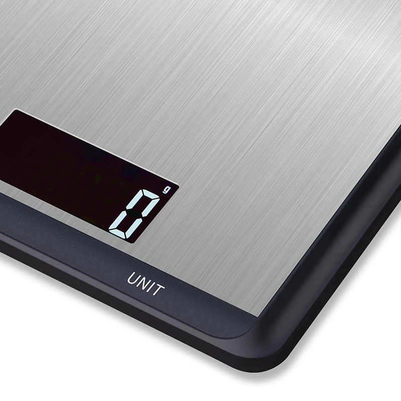 디지털 식품 스테인리스 스틸 주방 저울, 고정밀 요리 식사 준비, 5kg, 1G, 1 개