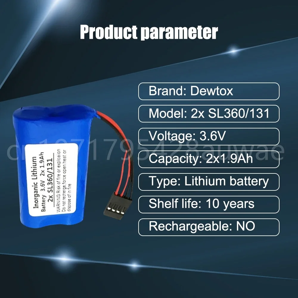 2PCS NUM Numerieke Controle Systeem Batterij VOOR Schneide Tsx17 SL360/13 2x1.9Ah 2XSL360/131 3.6V lithium Batterij met plug
