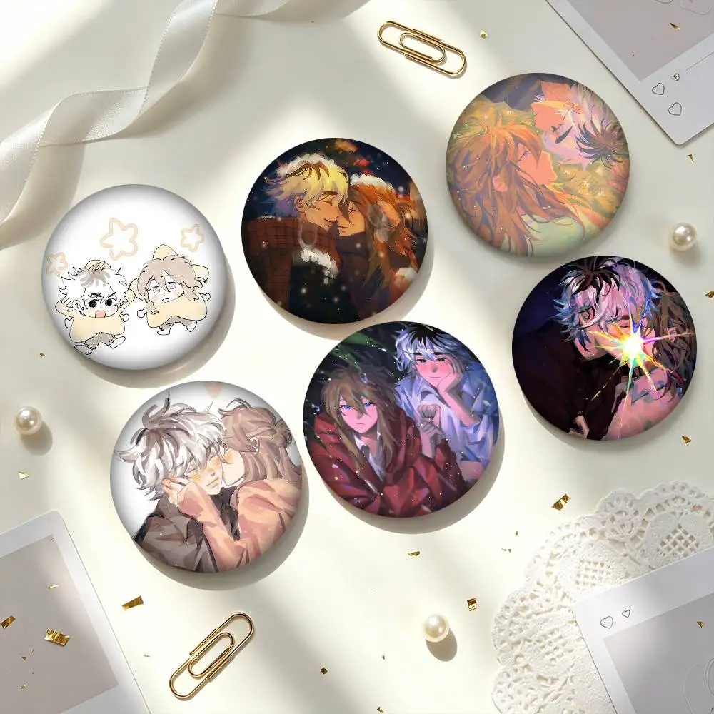 Cherry Crush  25mm 32mm 44mm 58mm 75mm Brooches Badges Pins for Accessories Gift