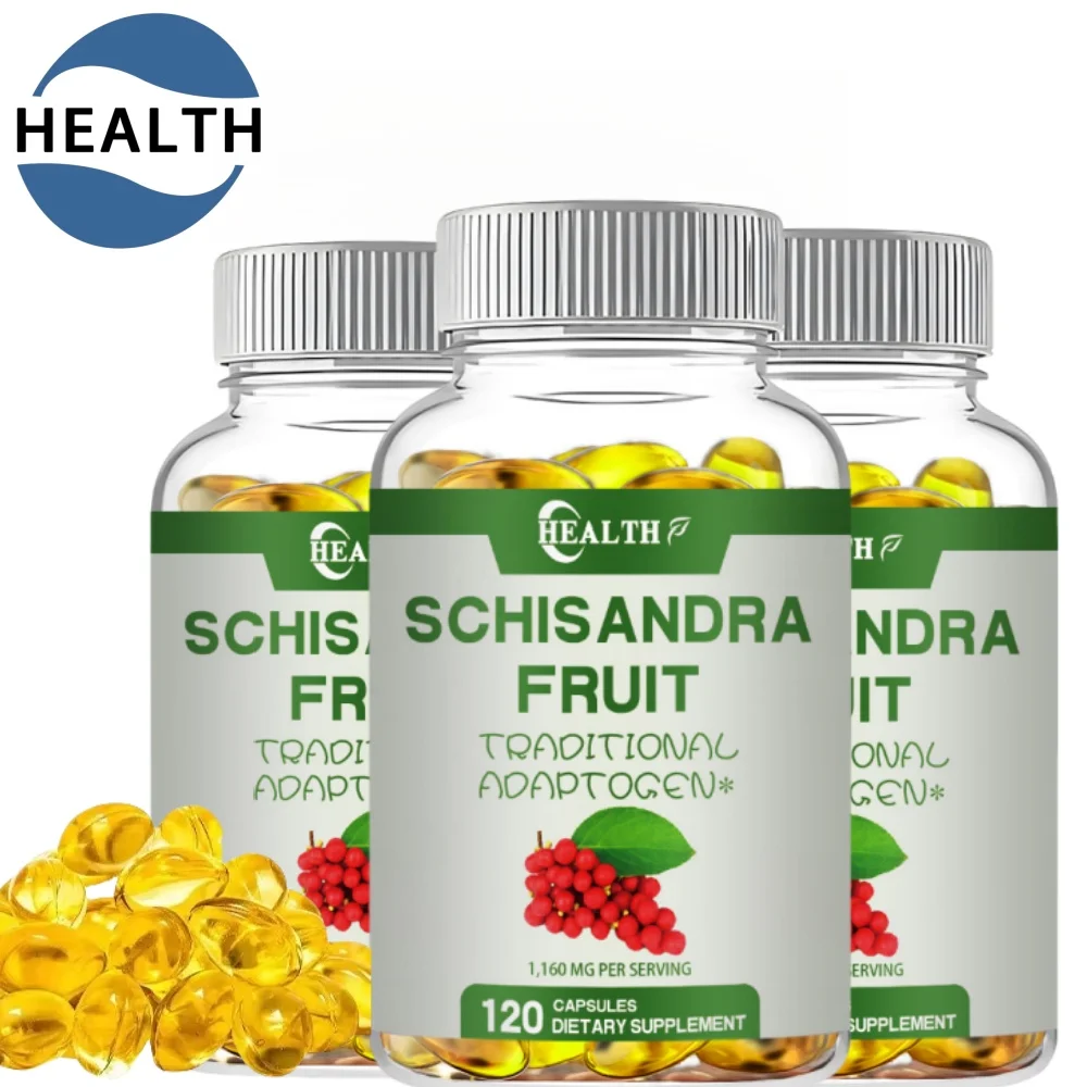 Traditional Schisandra fruit capsules - help relieve fatigue, promote cardiovascular health, and improve human immunity. Non-GMO