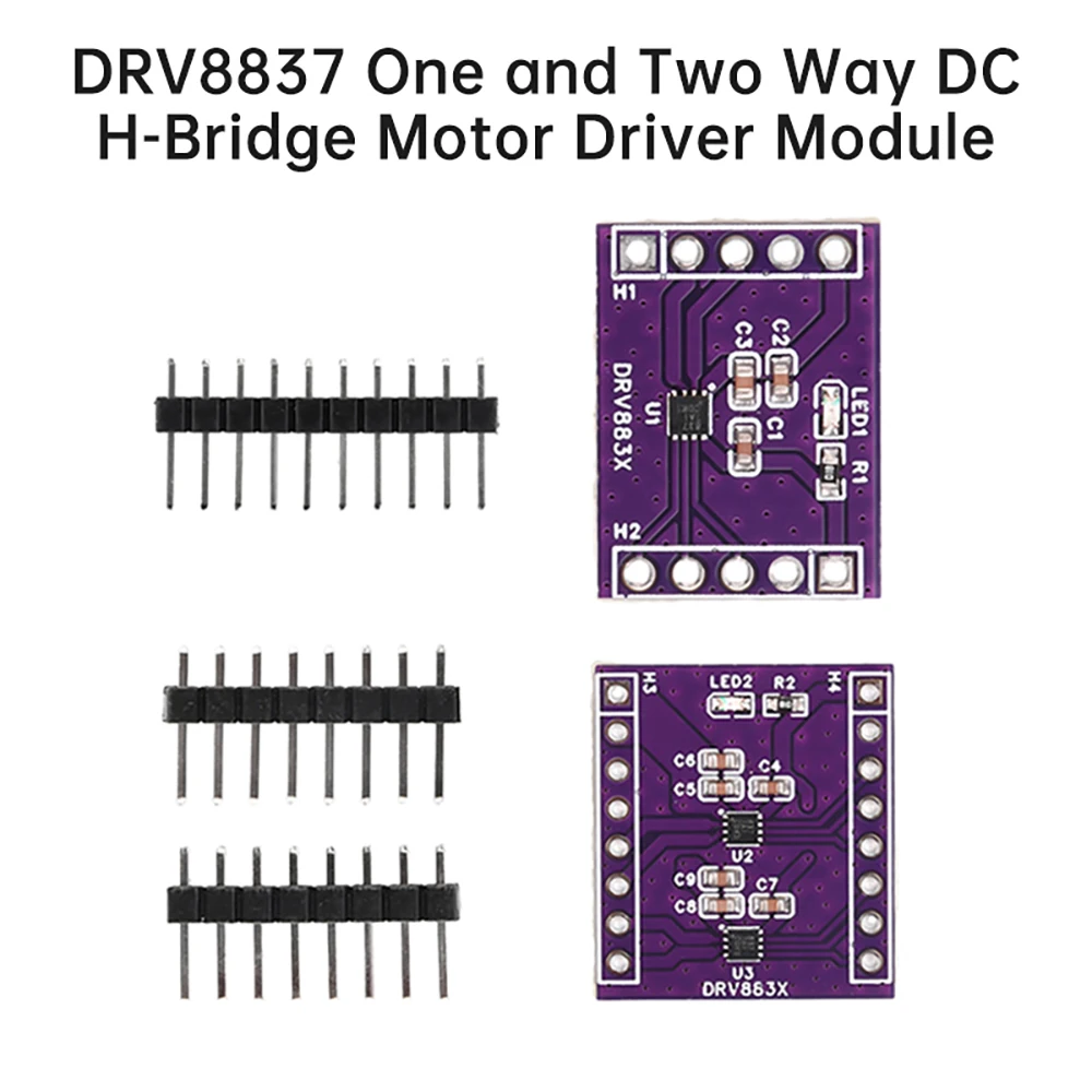 DRV8837 One Way Two Way DC H-Bridge Motor Driver Module 1.8A Stepper Motor Motor Driver Board