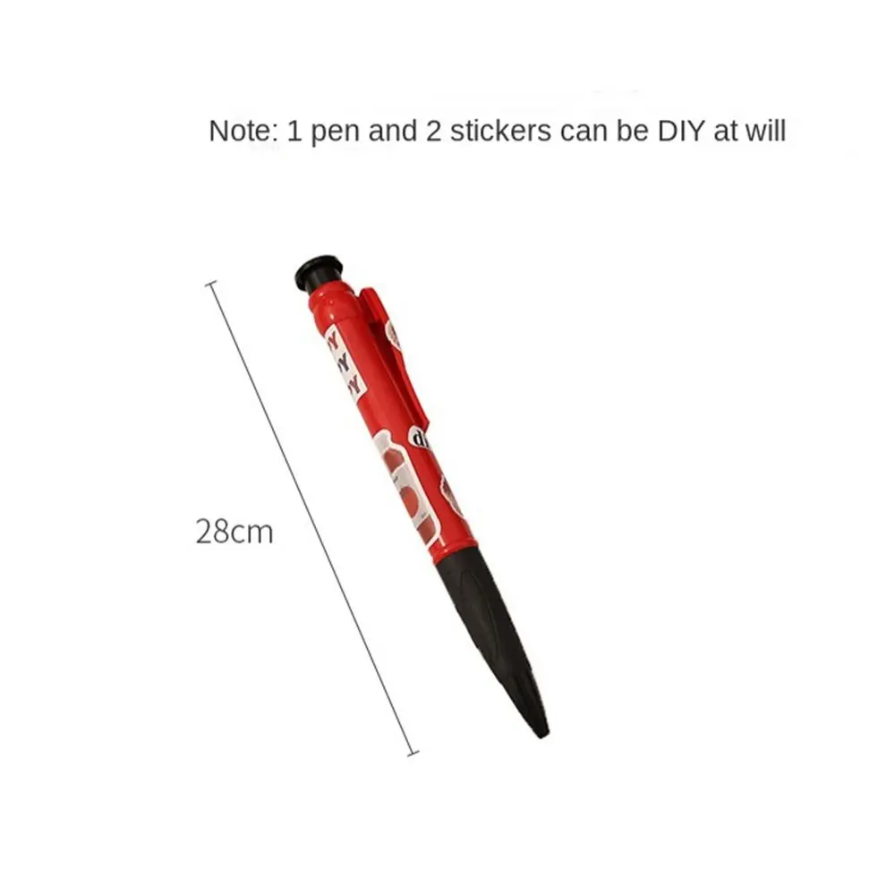 Nuova penna a sfera grande in plastica regalo divertente novità giocattolo penna per scrittura oversize oggetti di scena creativi giocattoli enorme penna neutra ufficio scolastico