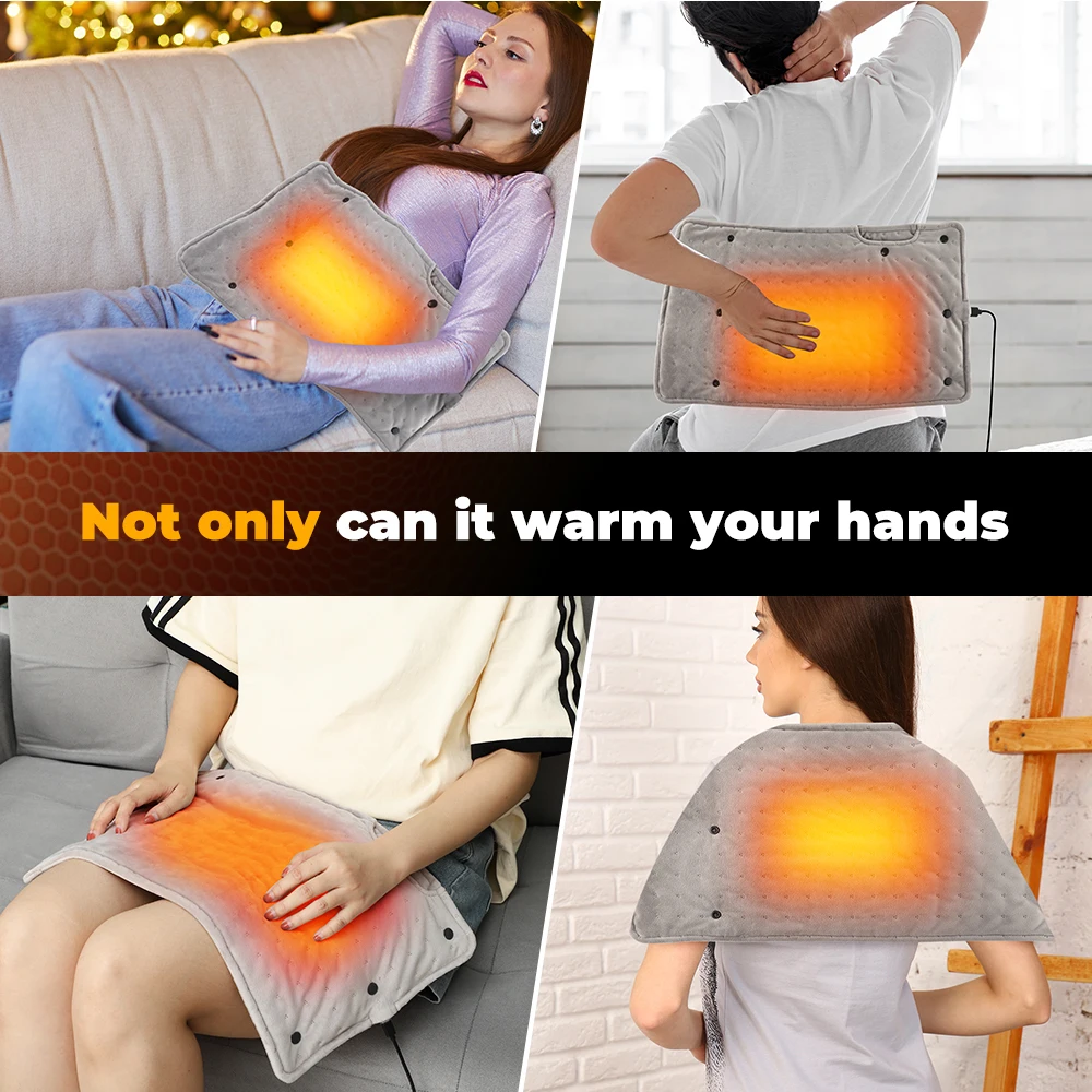 27*50cm Electric Heating Pad Waterproof Winter Heater Abdomen Shoulder Back Pain Relief Physiotherapy Blanket Warm Mat Sofa Bed