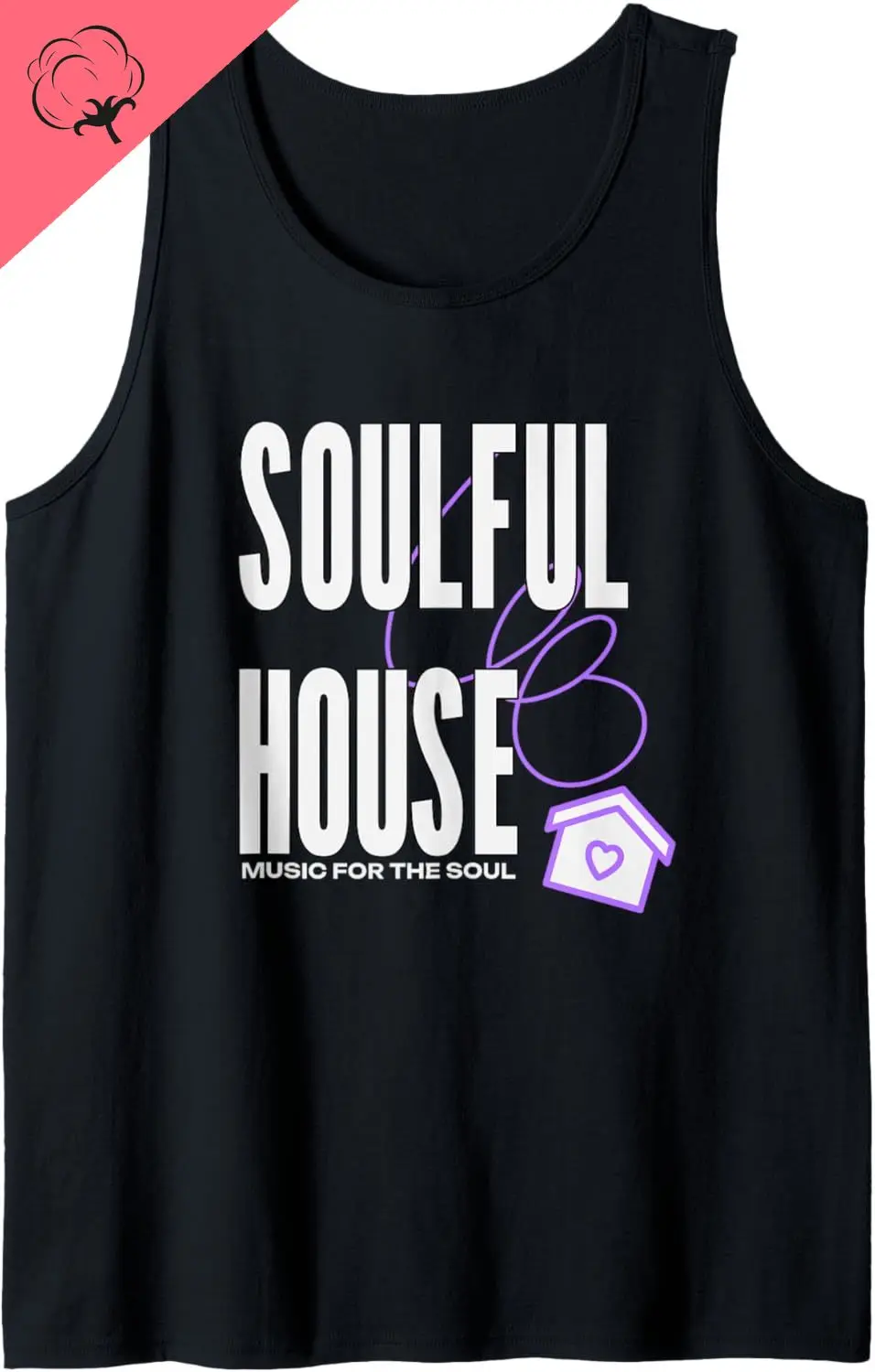 

Майка Soulful House Deep Funky House, забавные модные летние топы без рукавов, спортивные впитывающие пот, хлопок