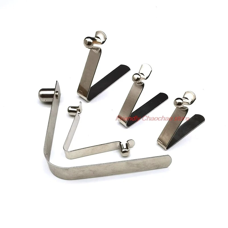 10Pcs 3 5 6 6.5 7 7.5 8 9 9.5mm Metal Telescopic Spring Clip In Pipe U-type Positioning Spring Clip V-type Spring