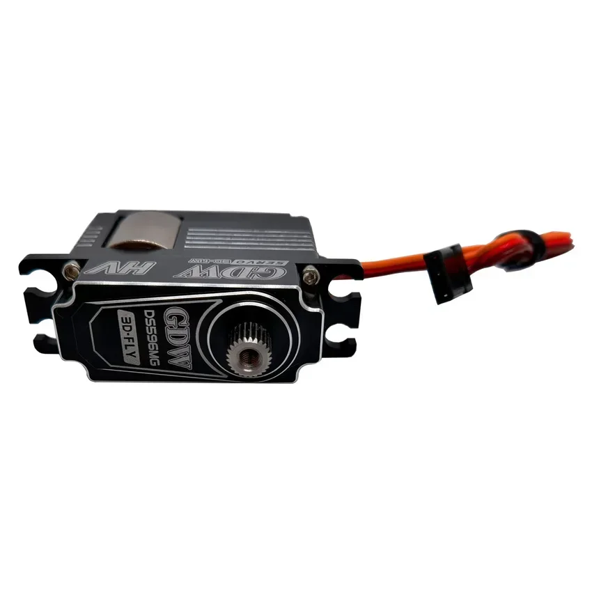 Ds596mg servo digital coreless aço engrenagem hv gdw 15kg 0.085s 70e asa fixa robô rc escudo de metal completo avião de controle remoto