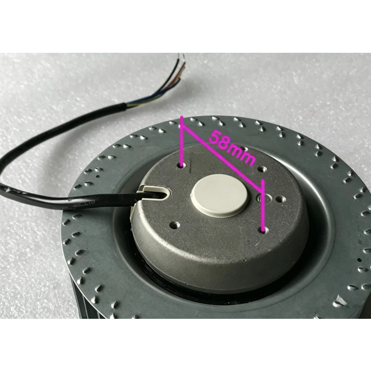Large Air Volume Low Noise Forward Tilt Centrifugal Fan Copper Core High Speed Motor Precision Bearing Outer Rotor Motor