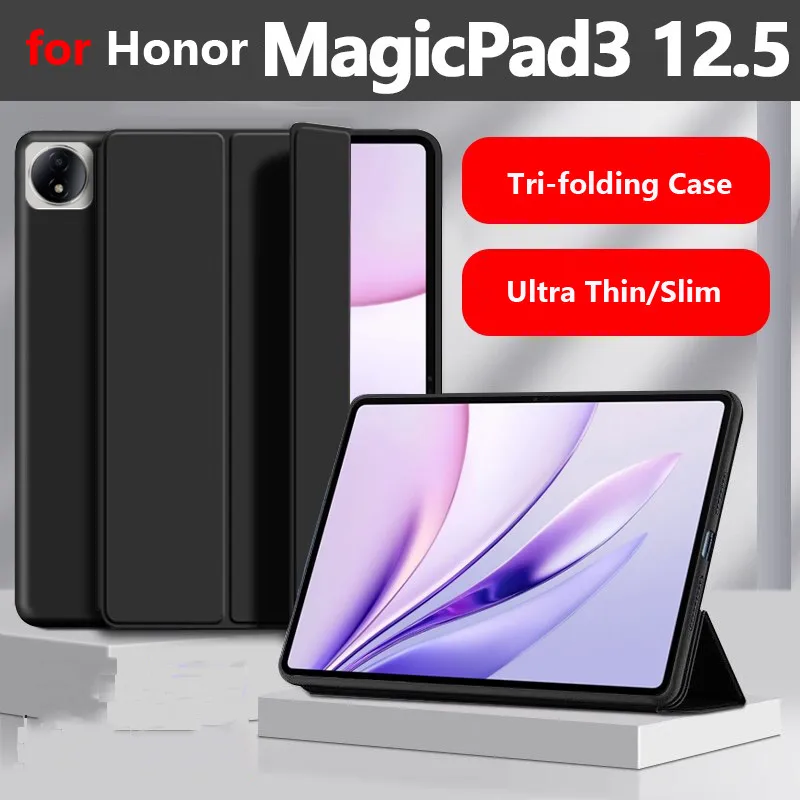 

Чехол для планшета Huawei Honor Magicpad 3 2025 12,5 дюймов MagicPad 3 Pro GT2 Pro Pad 10 9 MagicPad 2 GT Pro 12,3 дюйма с тройной складной подставкой