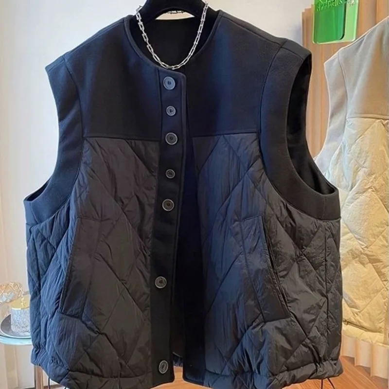 المرأة الجديدة ربيع الخريف الشتاء الكورية نمط سترة صدرية ملابس خارجية