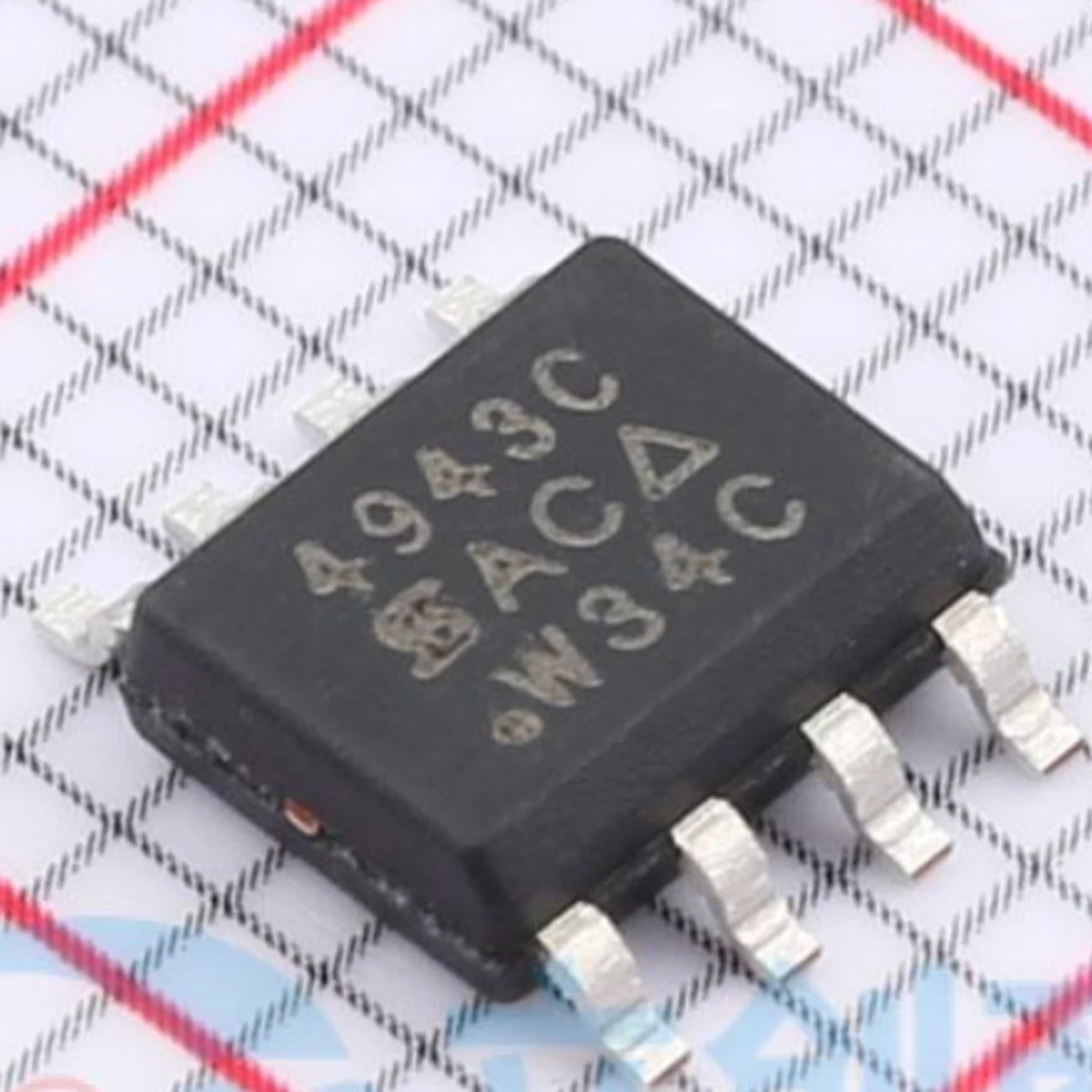 10PCS original; 4943C； MOSFETs - Arrays -2- P - Channels (Dual) -20V-8A-3.1W - Surface Mount Type: 8-SO: SI4943CDY-T1-GE3