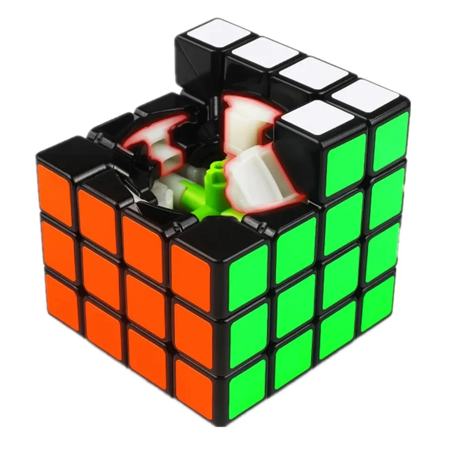 Qiyi Qiyuan W2 4x4 ブラック ステッカー バージョン マジック キューブ QY SpeedCube 4x4x4