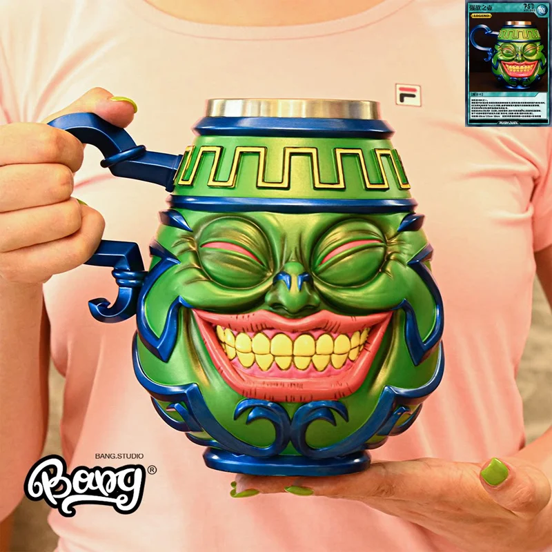 

PSD STUDIO Yu-Gi-Oh! “Cheers Series” Pot of Greed Cup, Anime Figure & GK Collectible, Creative Desktop Display