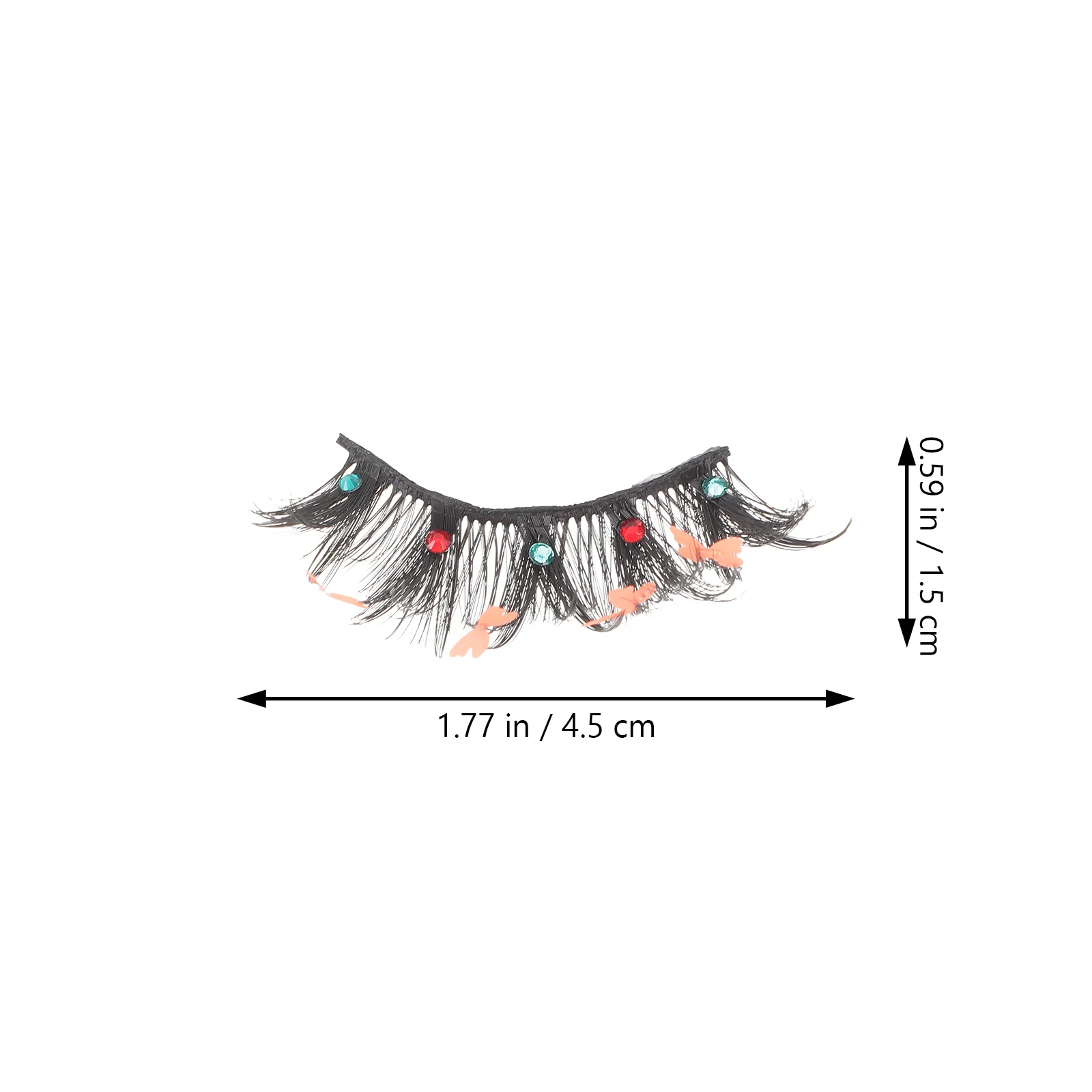 3 쌍 가짜 속눈썹 연장 편안한 경량 나비 가짜 속눈썹 여성을위한 개별 자연 메이크업 액세서리