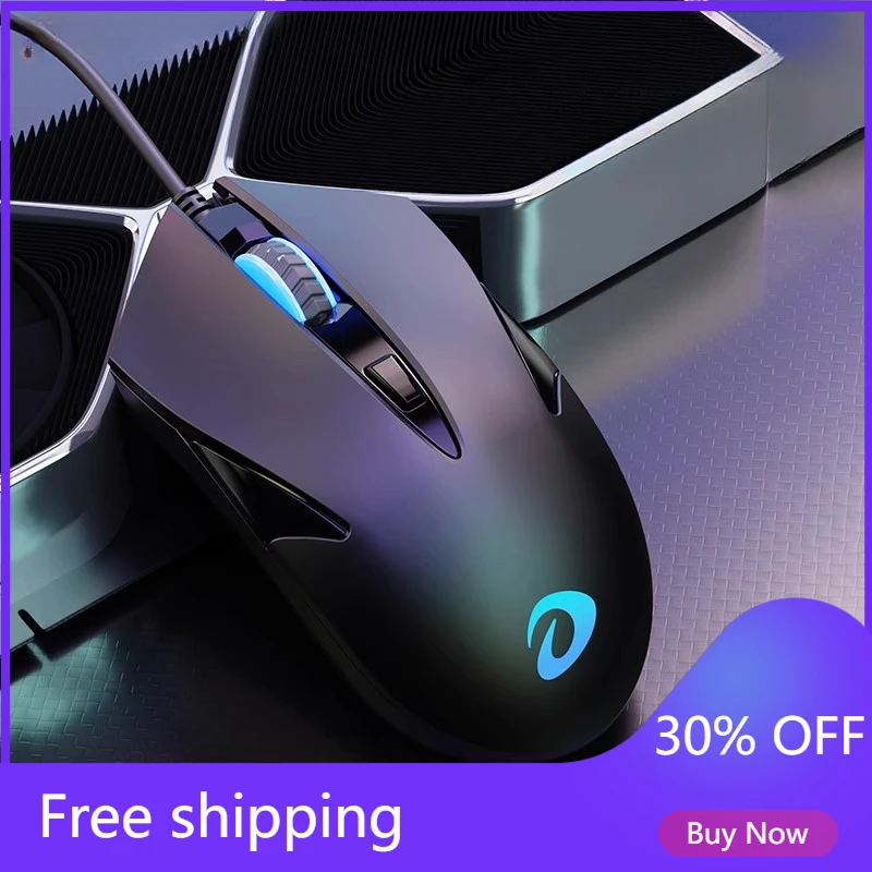 

Original Lm113 Wired Mouse with Rgb Light Low Latency High Frequency Ergonomic 1000hz Optical Lightweight E-sports Gaming Mouse