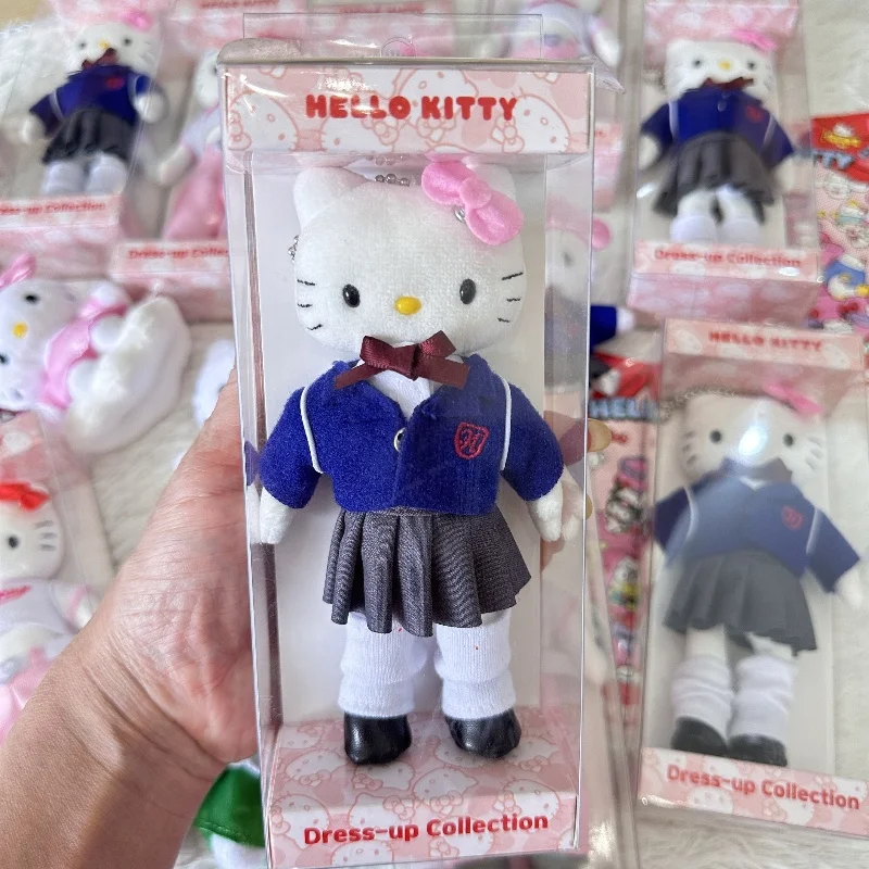 In Stock Authentic Miniso Series Bag Pendant Hello Kitty 50 Limited Long Leg Doll Handmade Cute Doll Christmas New Year Toy Gift