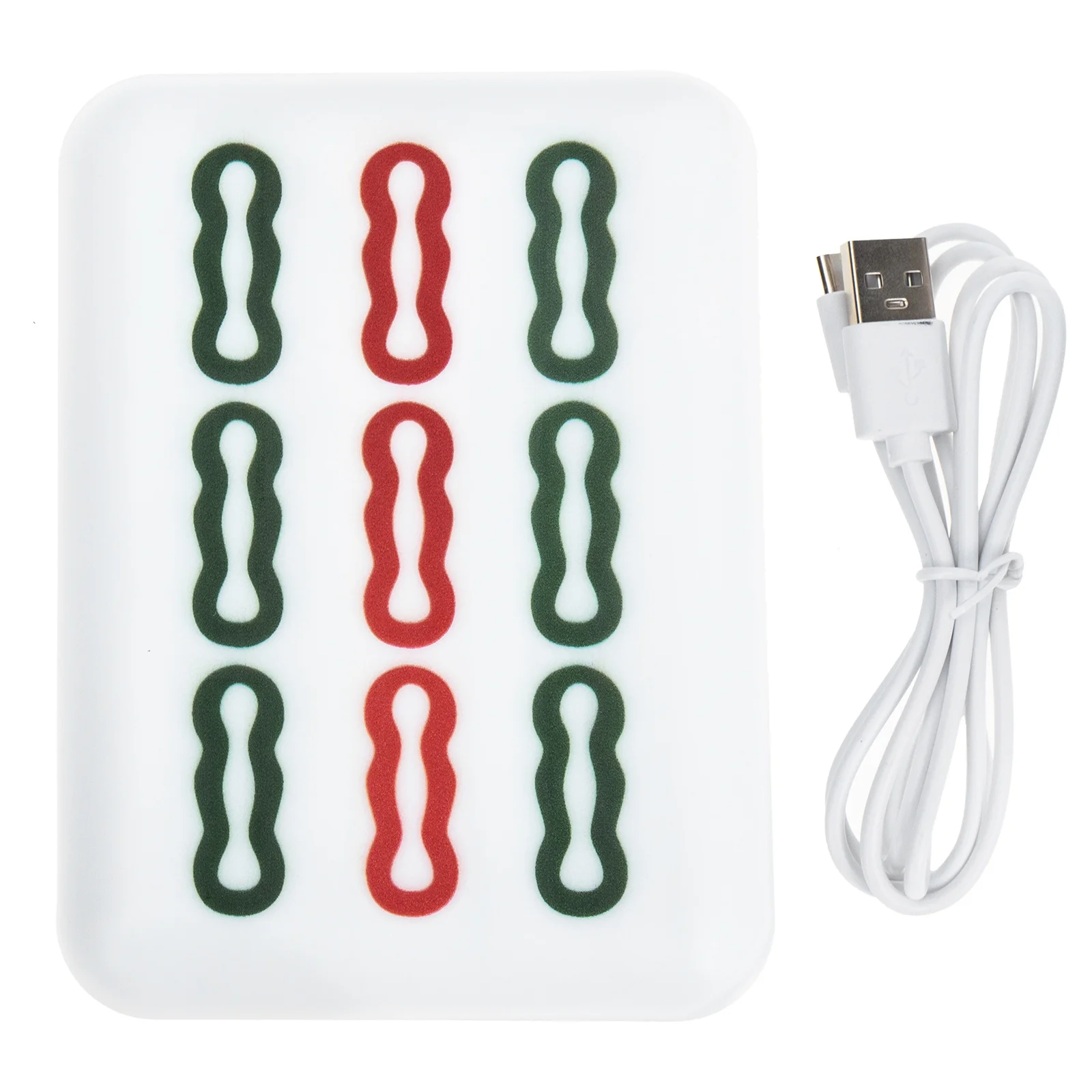 

Led Charging Night Light Mahjong-Shaped Eye-Caring Lamp Portable Bedside Table Light For Home Decor Kids Room