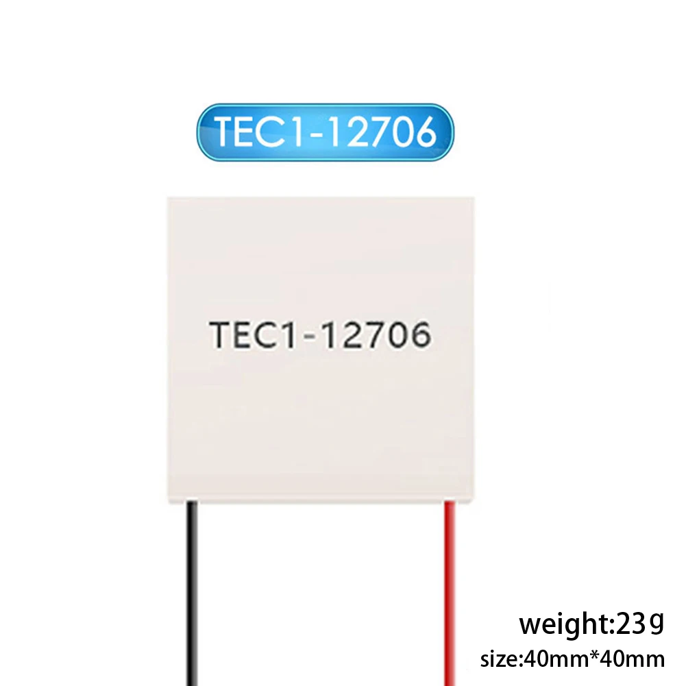 For TEC1 12703 12715 Thermoelectric Cooler For Peltier Plate 40x40mm DC12V Heatsink Module For DIY Refrigeration Heating System