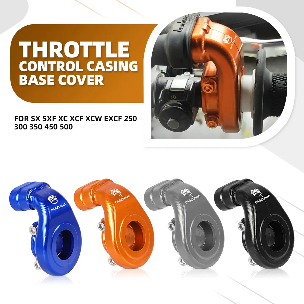 

For SX SXF XC XCF XCW EXCF 250 300 350 450 500 Motorcycle Aluminum Throttle Control Casing Base SXF250 SX250 XCF350 EXCF350