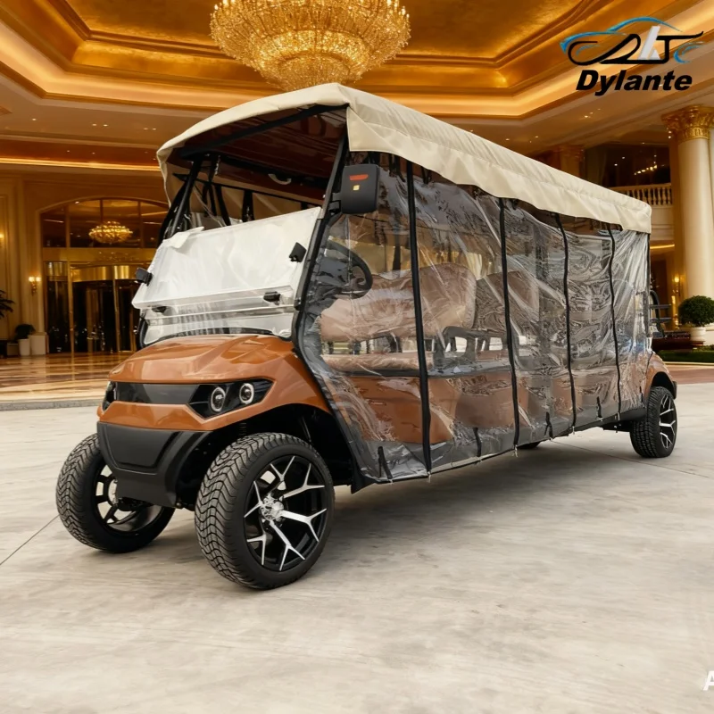 العلامة التجارية رائجة البيع للتخصيص 60 فولت/72 فولت بطارية الرصاص الحمضية تعمل بالطاقة عربة جولف كهربائية 4 مقاعد 5KW/7KW نظام التيار المتناوب عربة الطرق الوعرة