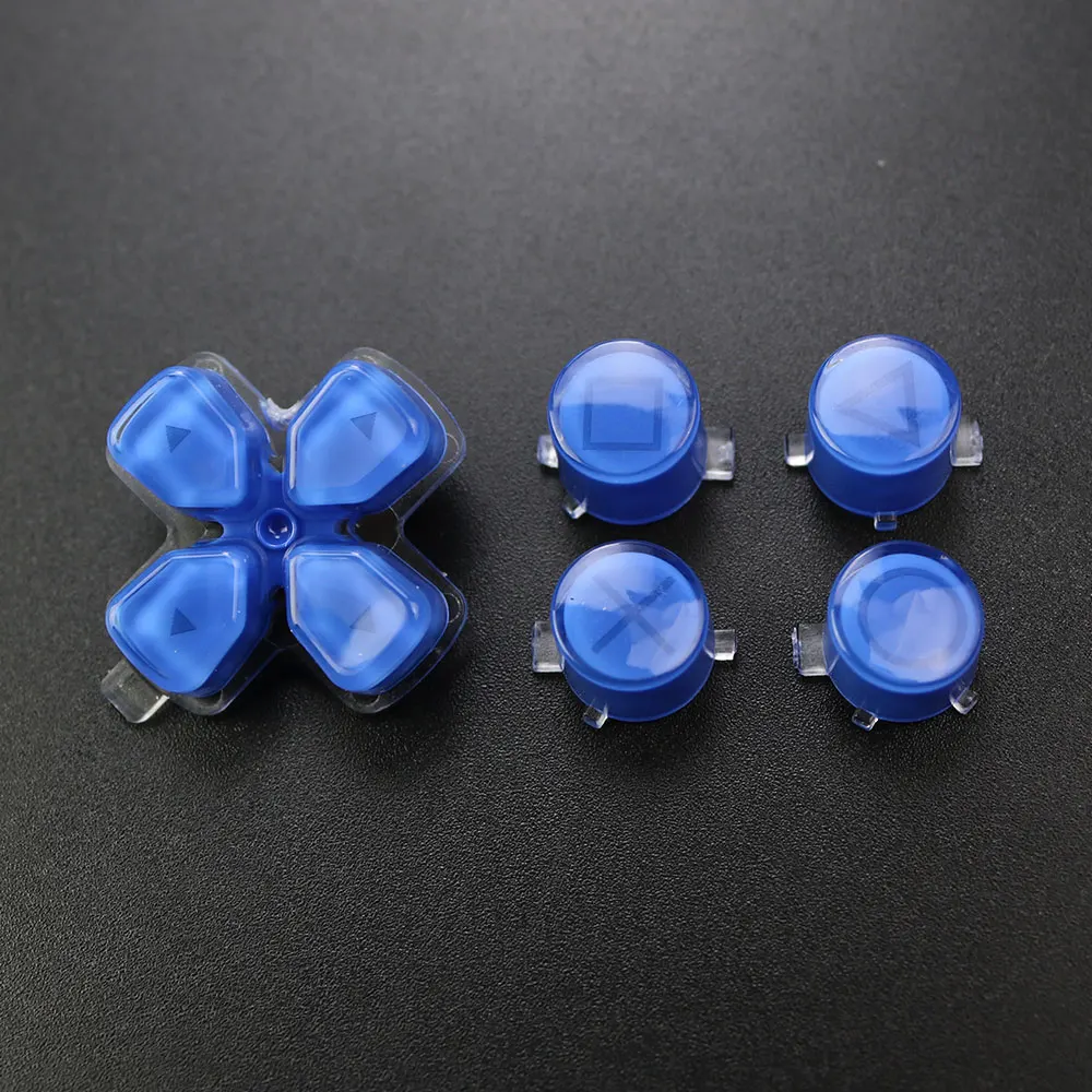 1Set Für PS5 V1 V2 V3 Controller Gamepad Kristall Taste A B X Y D Pad Kreuz Richtung Funktion schlüssel Ersatz