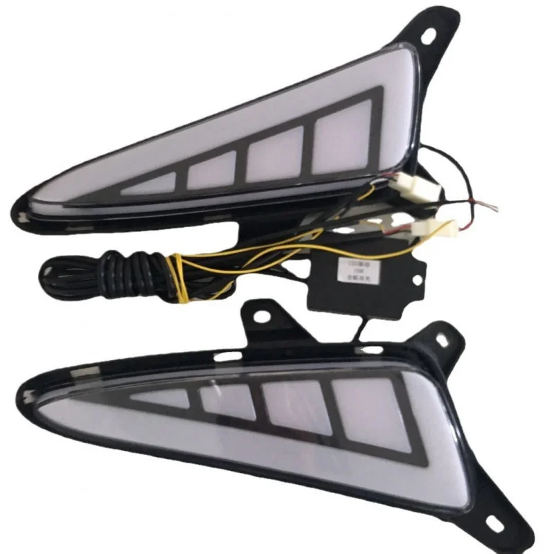 

SAAR Suitable for Toyota Yaris CHR Dedicated Daytime Running Light Turn Signal Light Modified LED Front Bumper Light Fog Light T