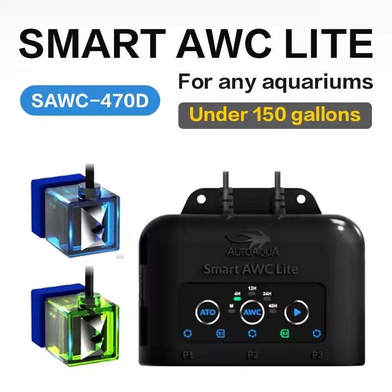 AutoAQUA SAWC 470D Smart AWC Lite  WiFi Aquarium Automatic Water Change Pump IIntegrate Design Ultra High Performance