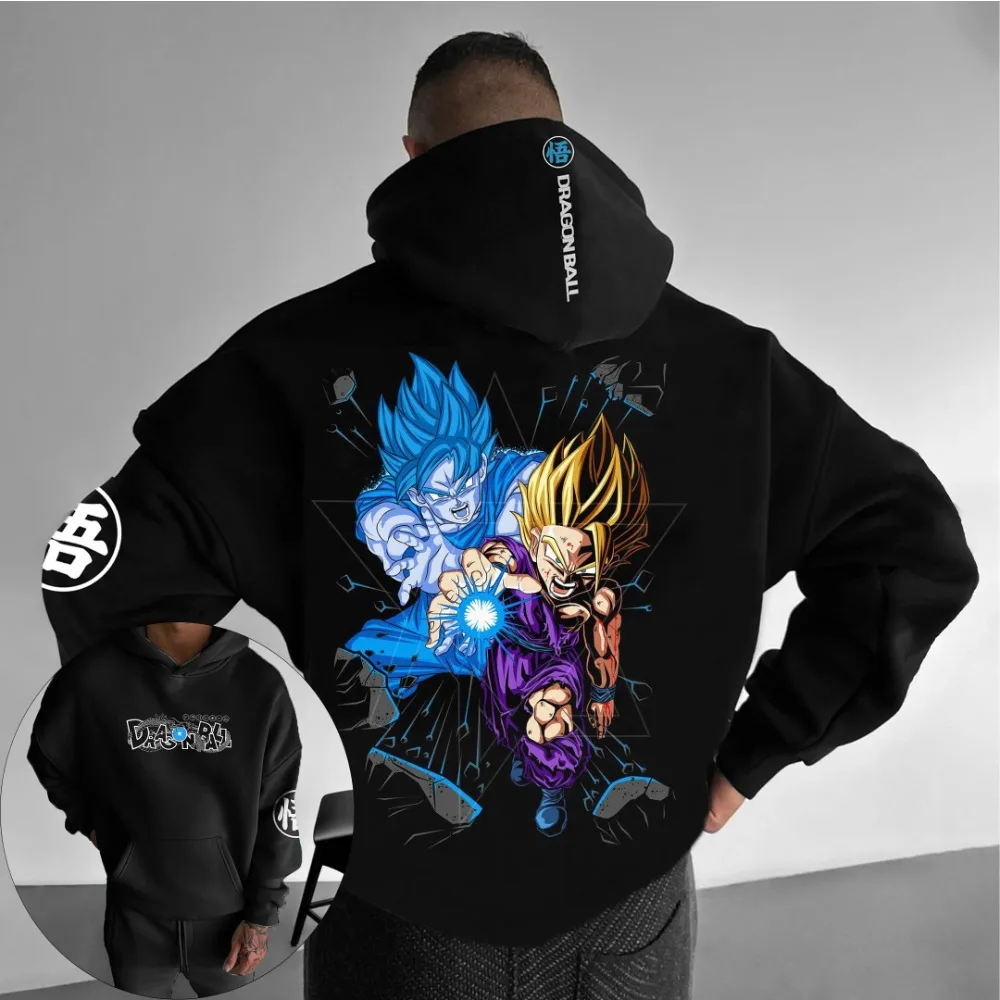 Sweat-shirt à capuche à manches longues pour hommes