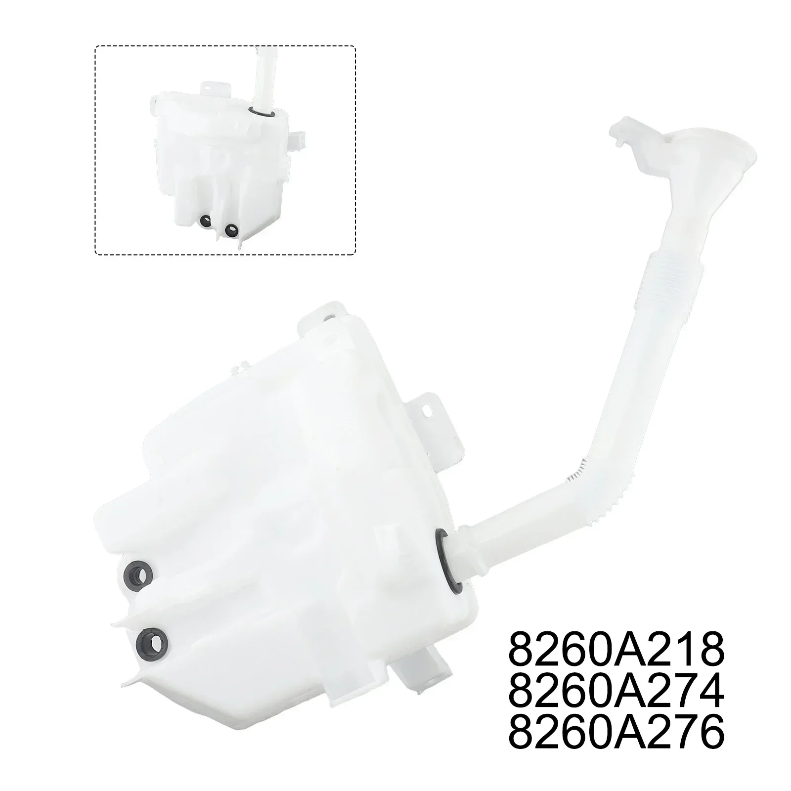 Windshield Washer Bottle Tank Pump Wiper System Reservoir For Mitsubishi Outlander Sport RVR 2011-2019 8260A395, 8260A218
