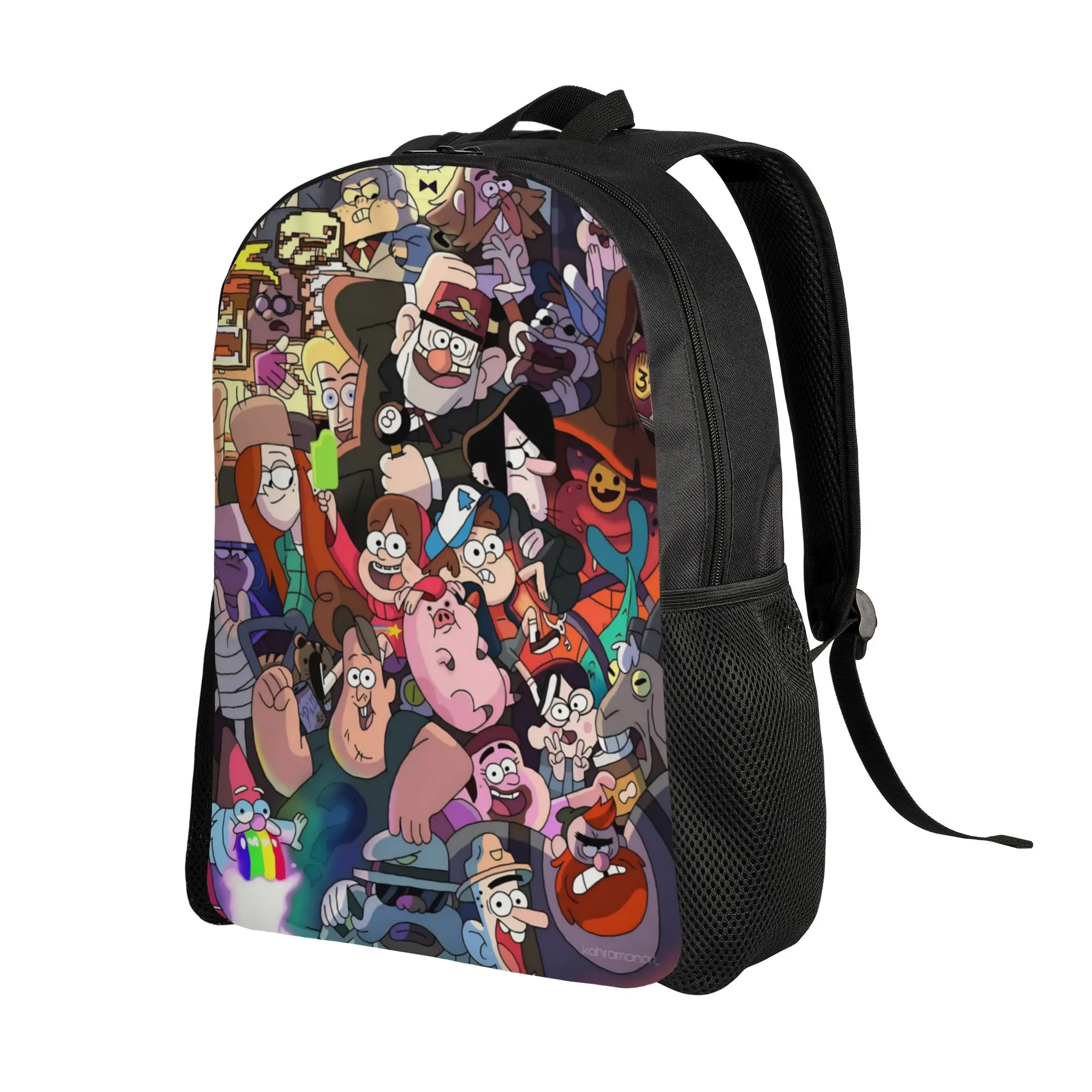 G-Gravity Falls Kid Backpack for Kids Girls Boys  Backpacks Lovely Preschool Child Bookbag
