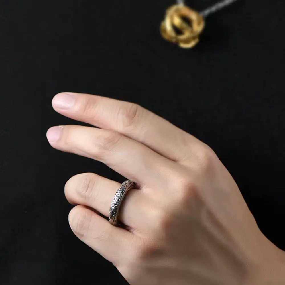 Retro Style Astronomical Ball Ring Rotating Planet Universe Sphere Metamorphic Cosmic Ring Reversed Interesting