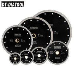 Diatool 1pc Dia 4 to 9inch Diamond Saw Blade Mesh Turbo Cutting Disc Wheel Cutting Disc Hard Stone Granite Tile Marble Masonry