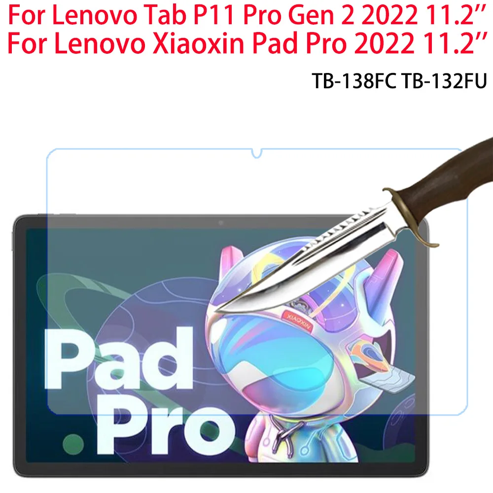 

Tempered Glass For Lenovo Tab P11 Pro Gen 2 11.2 inch 2022 Screen Protector Film For Xiaoxin Pad Pro 2022 11.2 TB-138FC TB-132FU