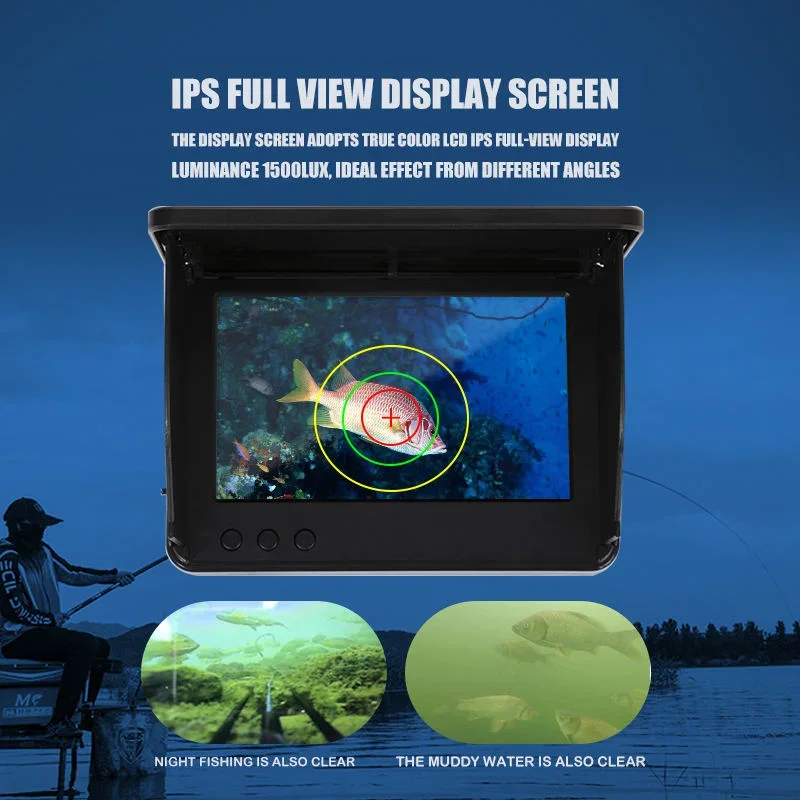 Portable Handheld Fish Depth Finder 4.3" LCD Screen 1080P 175 Underwater Fishing Camera Night Vision for Kayak Boat Ice Fishing - AliExpress 18 Portable Handheld Fish Depth Finder 4.3" LCD Screen 1080P 175 Underwater Fishing Camera Night Vision for Kayak Boat Ice Fishing - AliExpress 18