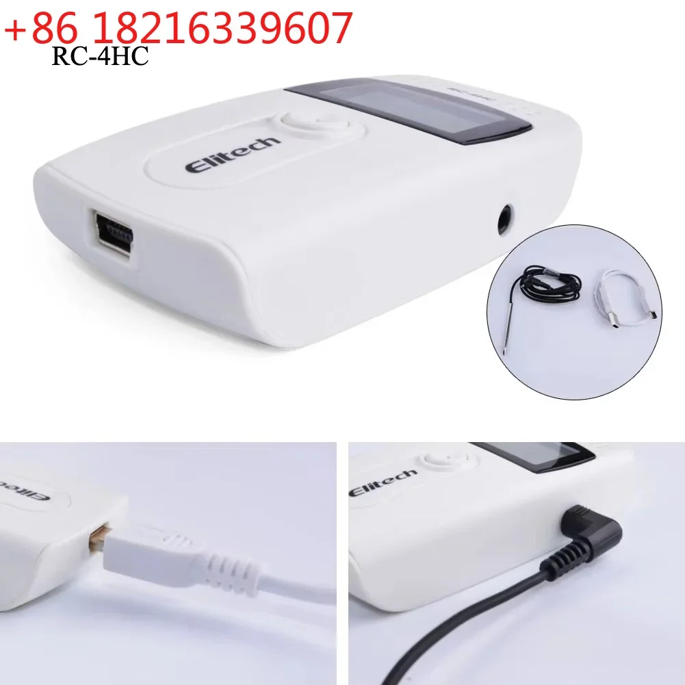 YAO RC-4HC Digital  Data Logger USB Temperature Humidity Record Built-in NTC Sensor High Precision Thermometer