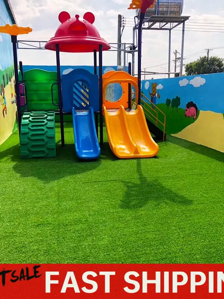 

10 Pcs 12 Inchx12 Inch Realistic Grass Turf Tile Interlocking Square Artificial Grass Mat Turf Mat Grass Rug for Indoor Outdoor