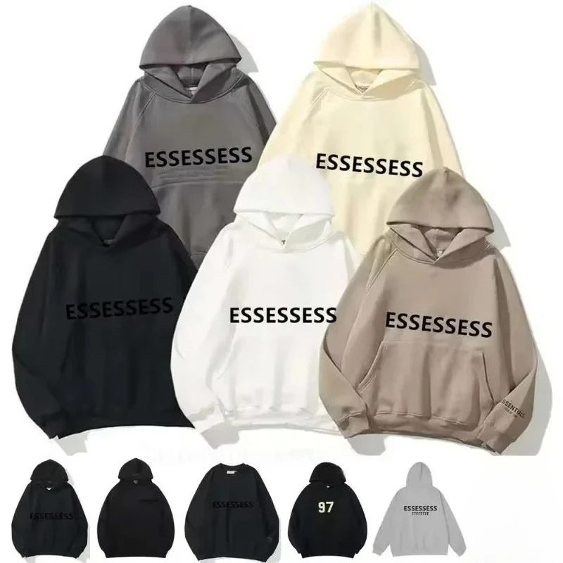 2025 popular ES ropa deportiva con capucha de diseñador para hombres y mujeres con letras sudadera con capucha de manga larga ropa de calle de moda urbana