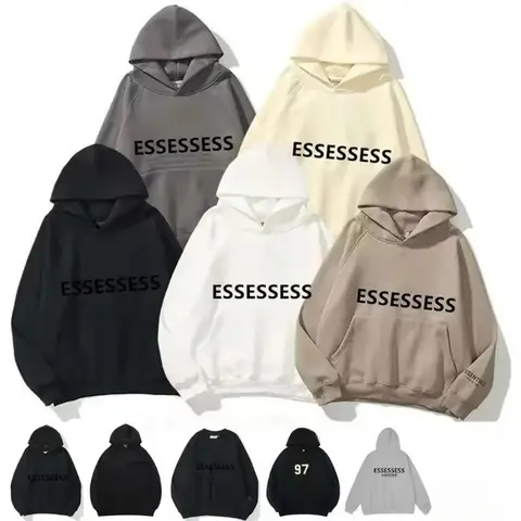 2025 popular ES men's and women's designer hooded sportswear with letters long sleeved hoodie street fashion streetwear