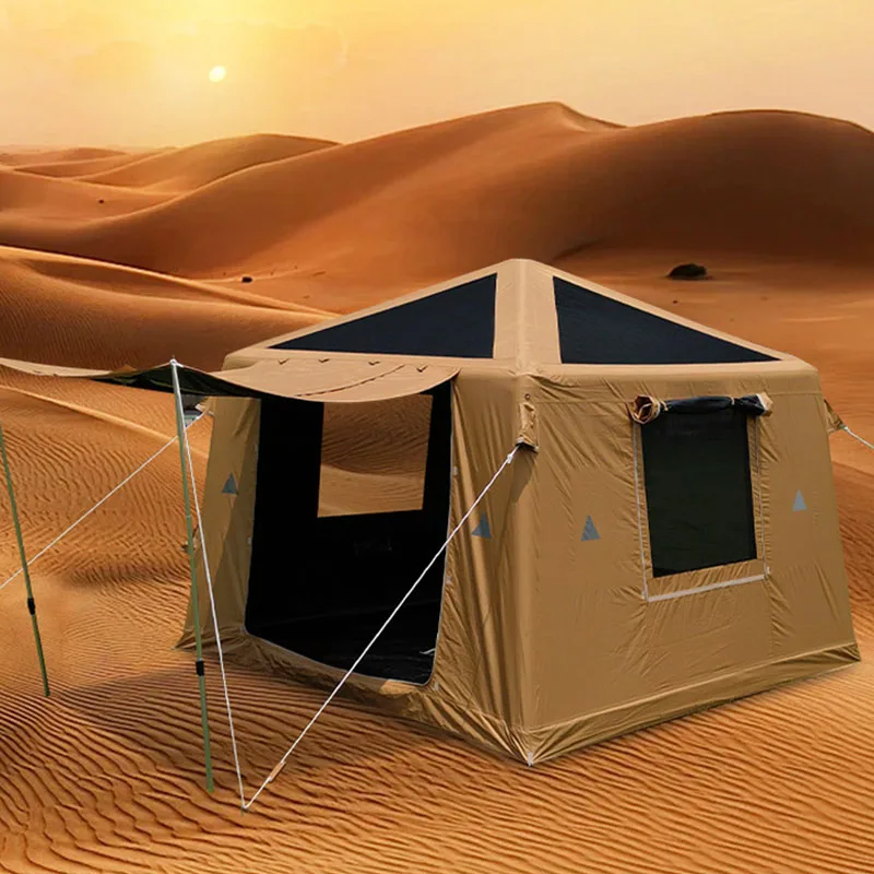 Hot Sale Manufacturing Portable Inflatable Tent Glamping Camping Air Tent