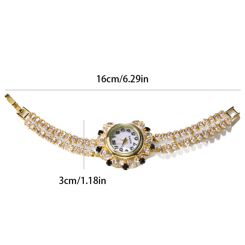 جديد أزياء المرأة كوارتز ساعة فاخرة حجر الراين مجوهرات سبيكة السيدات الإسورة ساعات يد أنيقة الإناث ساعة reloj mujer