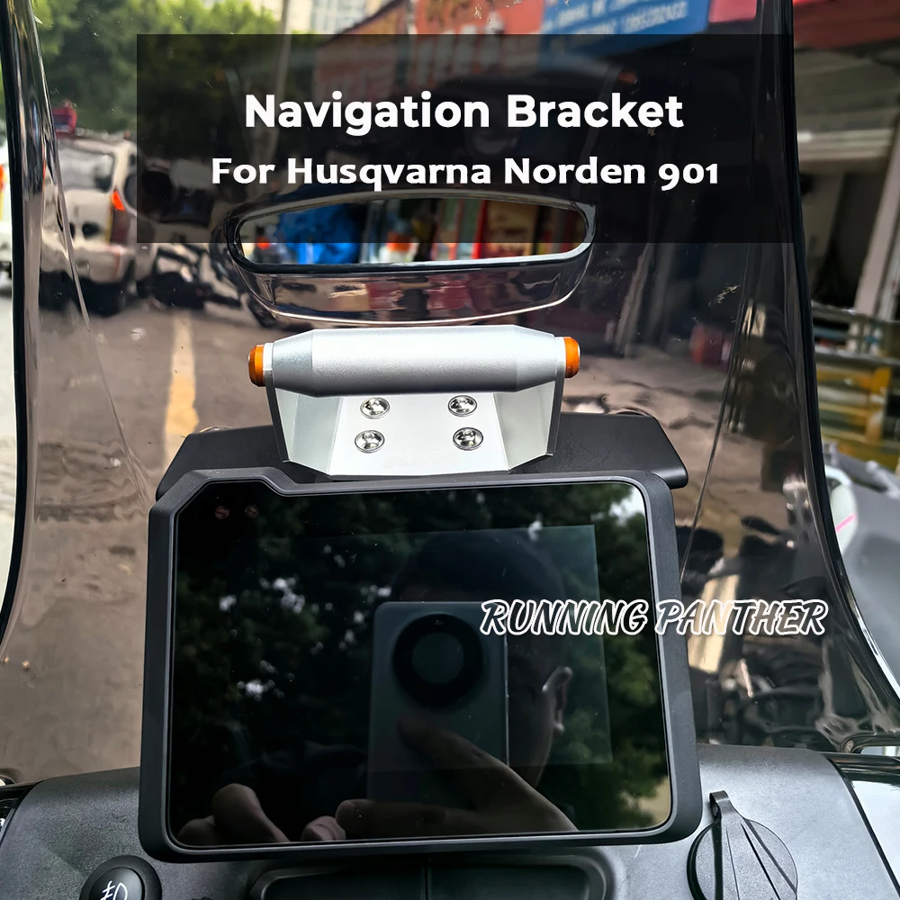 Motorcycle Mobile Phone GPS Plate Navigation Bracket Holder FOR Husqvarna Norden 901 Norden901 2022 2023 2024