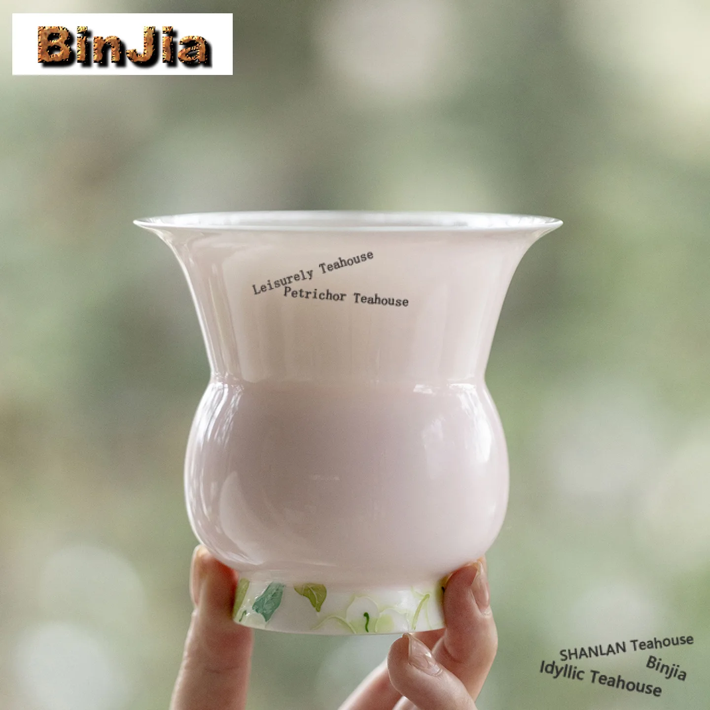 

260 мл ручная роспись пастель имбирный цветок Jianshui чайная мойка для чая бочка для остатков чая бытовая коллекция чайной церемонии Chaxi