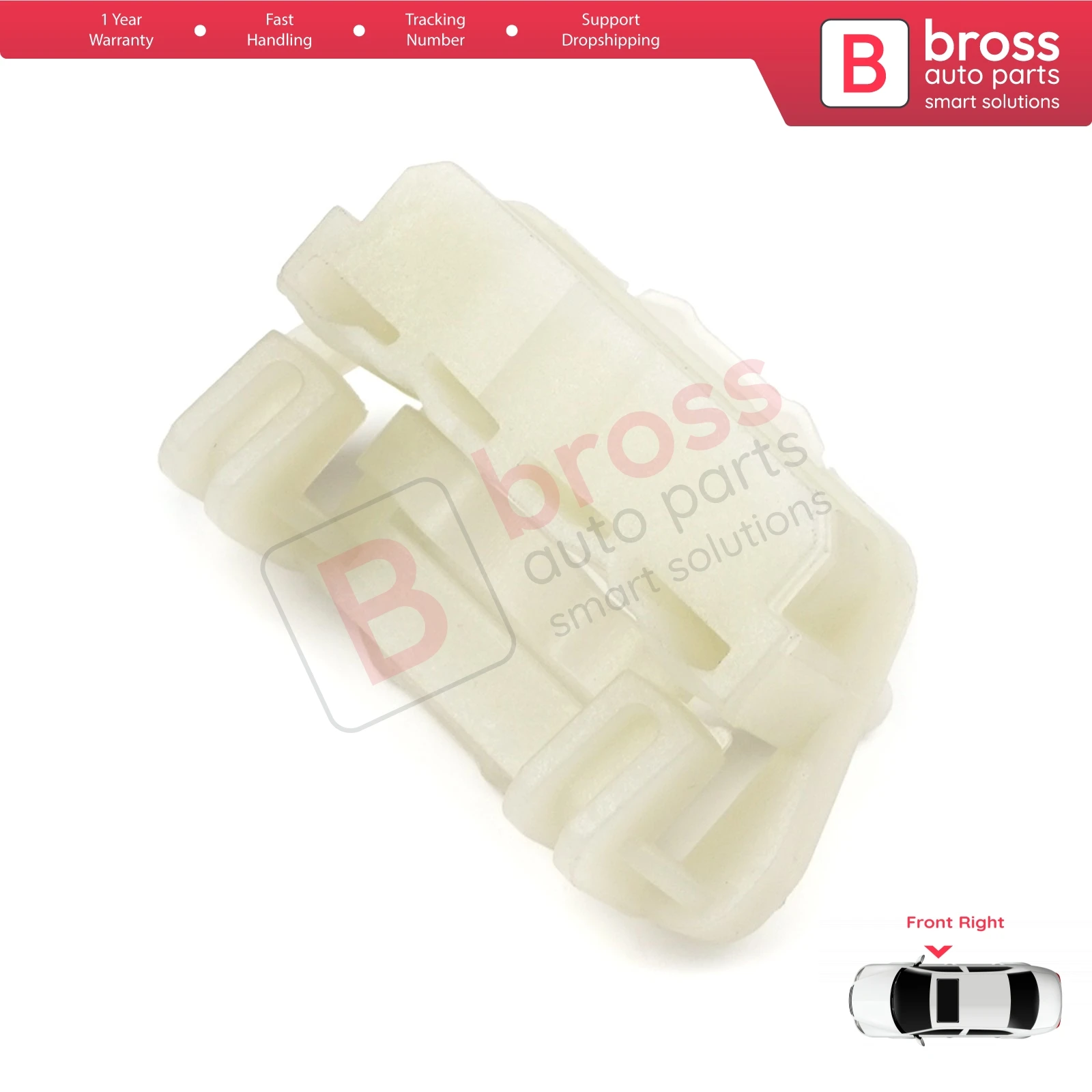 Bross Tự Động Phần BWR16 Điện Cửa Sổ Điện Điều Chỉnh Clip Trước Bên Phải Cửa Cho Xe Ford Focus 1998-Ngày Sản Xuất Tại thổ Nhĩ Kỳ Đầu Store