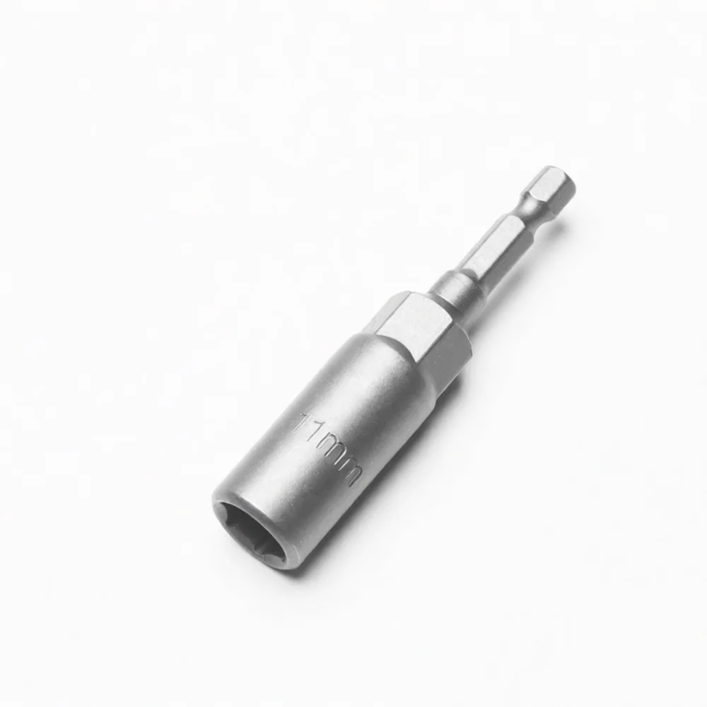Extra Deep Power Drill Socket Adapter Metric Hex Nut Driver Bits For Impact Wrench Chrome Vanadium Steel Garage Hardware Repair