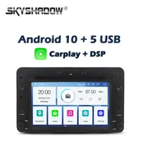 Carplay DSP IPS PX6 Android 10 4GB +64GB Car DVD Player GPS RDS RADIO Bluetooth Wifi For Alfa Romeo Brera 159 Sportwagon Spider