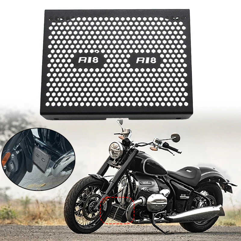 

Fit For BMW R18 R 18 Classic 2021-2022 Motorcycle CNC Aluminum Radiator Guard Engine Cooler Grille Guard Cover Protection