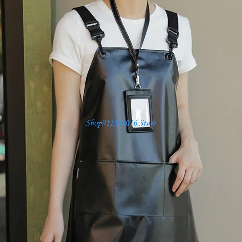  Professional Chefs Apron TPU Oil Proof Waterproof Comfort Oil Resistant