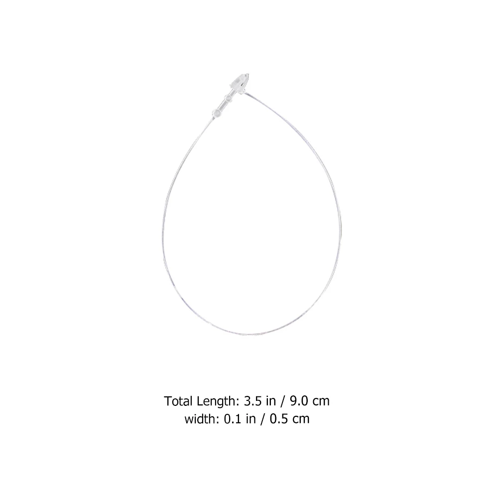 5000 Pcs Tag Thread Glue Needle Clothing Labels Hanging Rope Tie Ropes Plastic Price Locks Garment Craft Showing Fastener