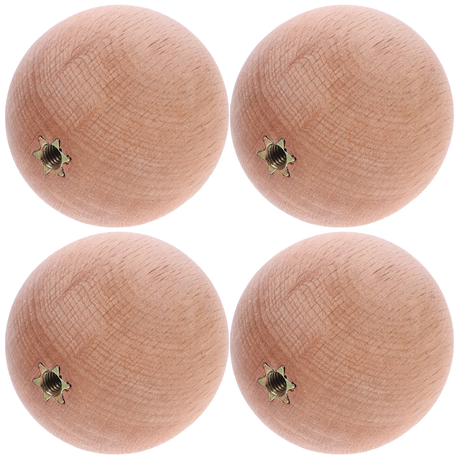 

Wooden Drawer Cupboard Door Cabinet Pulls Ball Drawer Dresser Handles Wooden Balls For Crafts Knobs For Kitchen Bedroom Closet